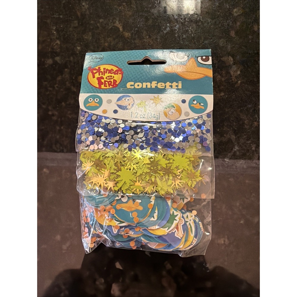 Phineas And Ferb Birthday Party Confetti NEW Table Decoration Party